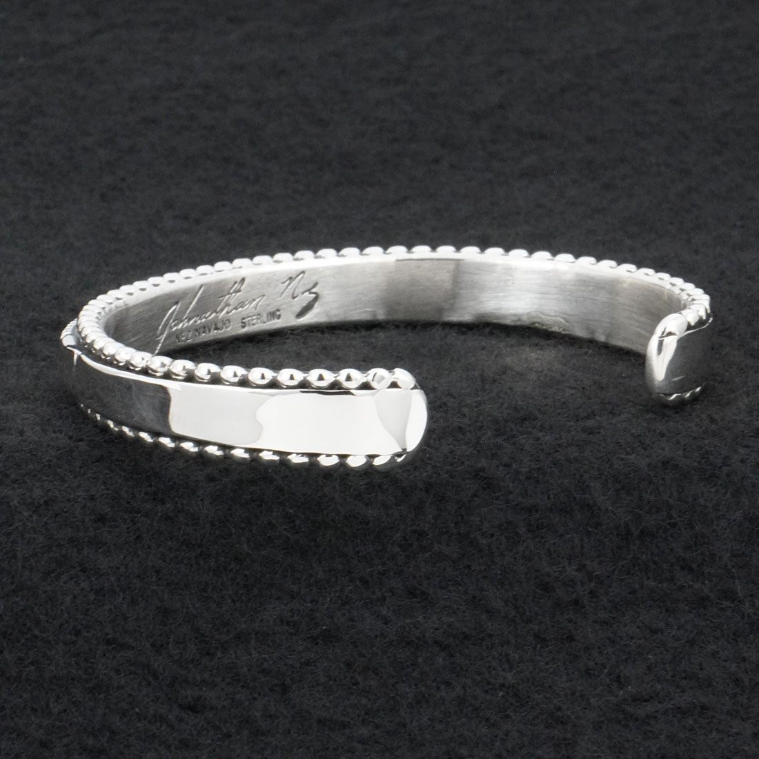 Jonathan Nez Sterling Silver Bracelet