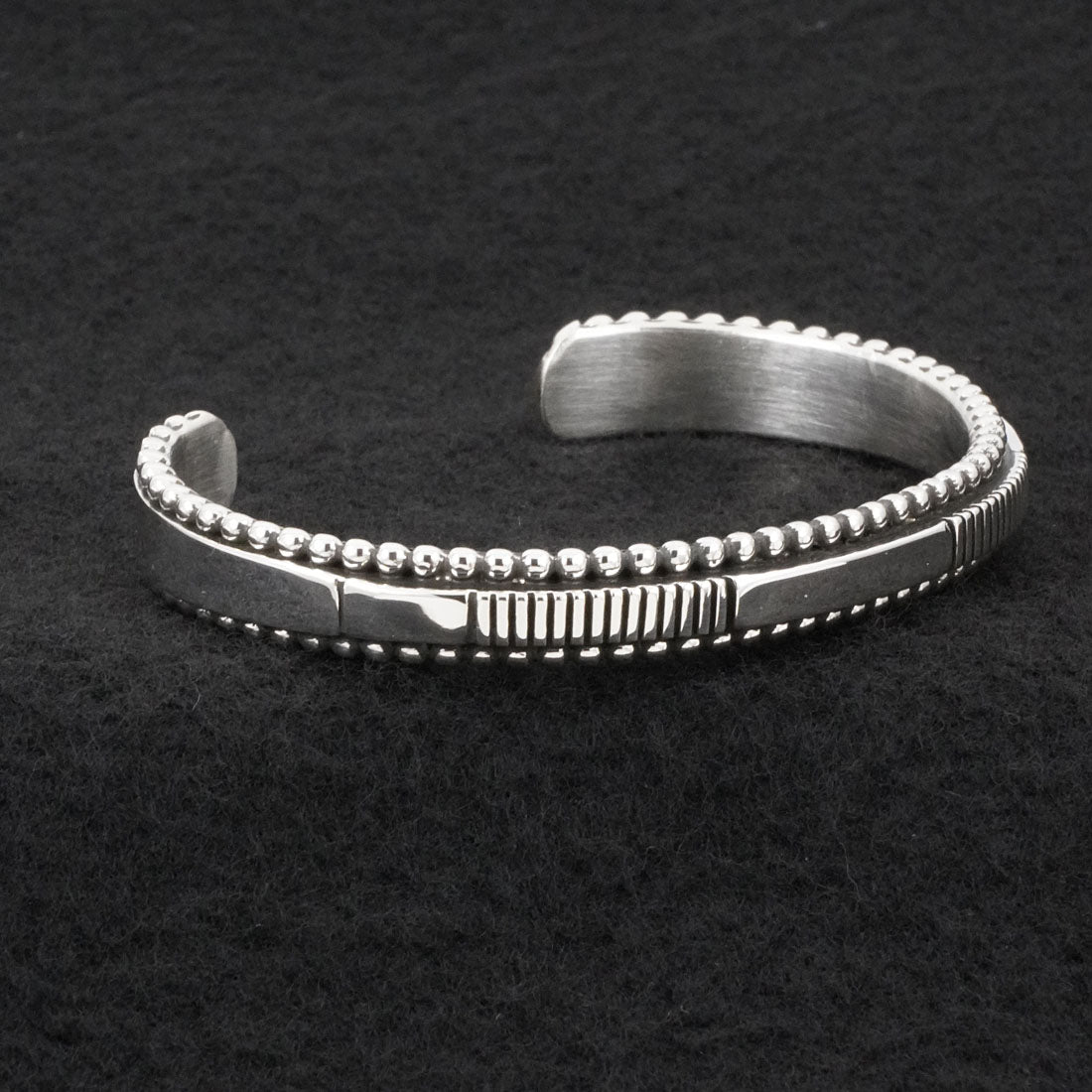Jonathan Nez Sterling Silver Bracelet