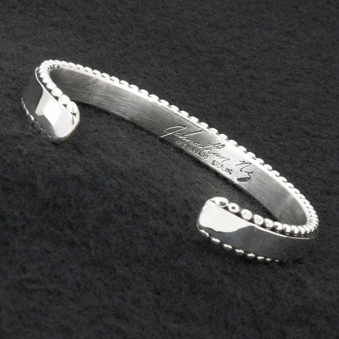 Jonathan Nez Sterling Silver Bracelet
