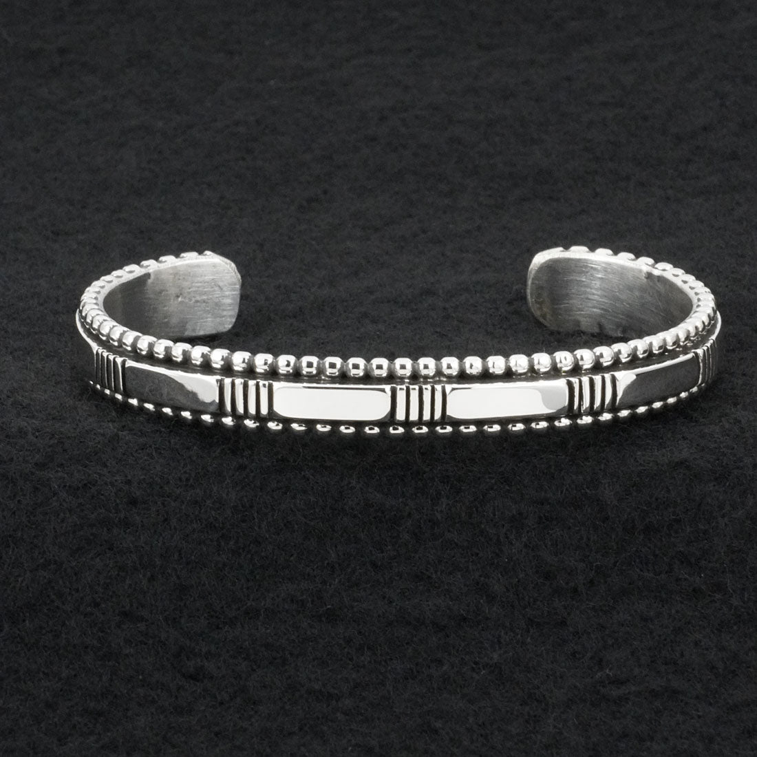 Jonathan Nez Sterling Silver Bracelet