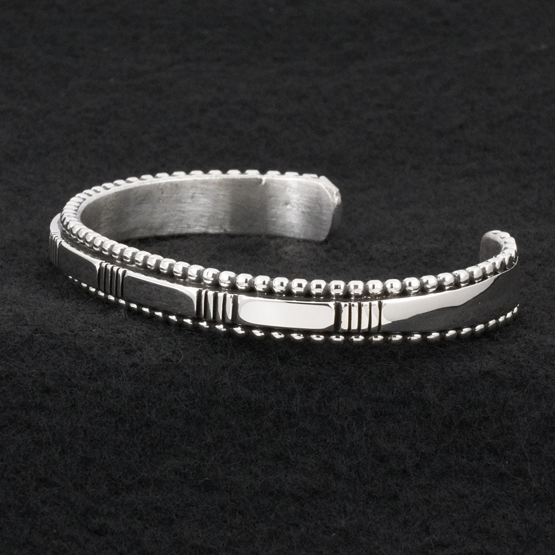 Jonathan Nez Sterling Silver Bracelet