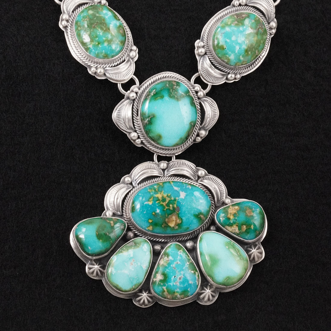 Randy Boyd Turquoise & Sterling Silver Necklace Set