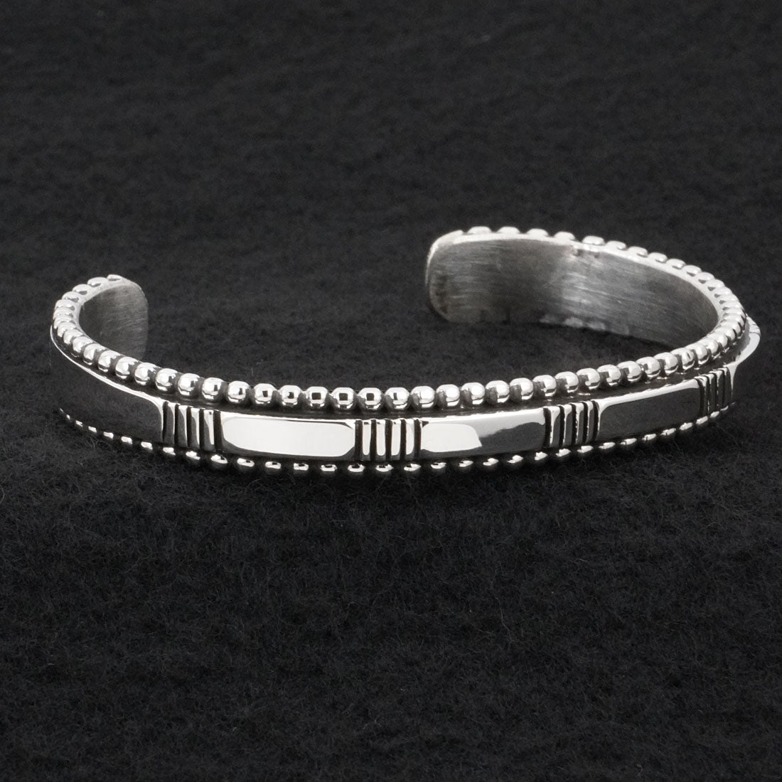 Jonathan Nez Sterling Silver Bracelet