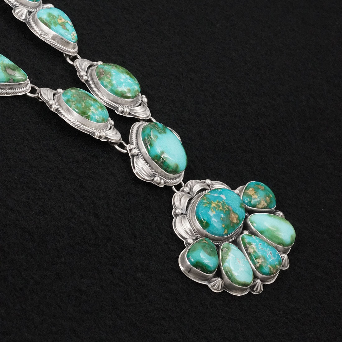 Randy Boyd Turquoise & Sterling Silver Necklace Set