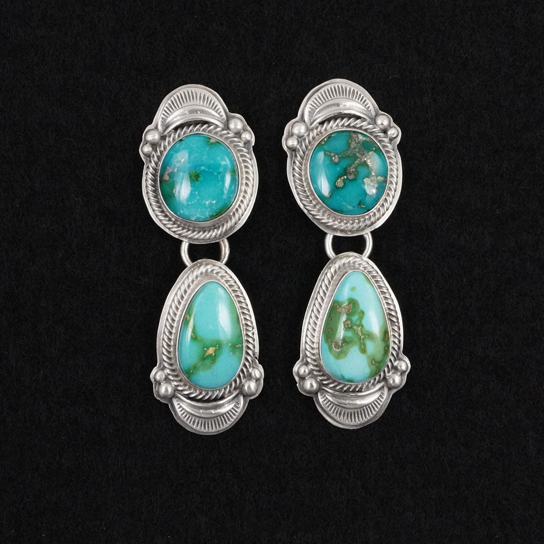 Randy Boyd Turquoise & Sterling Silver Necklace Set