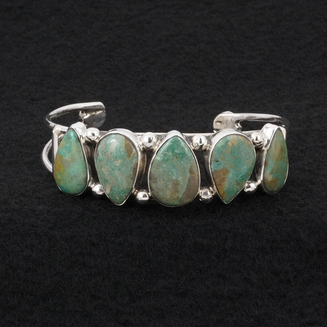 Priscilla Reeder Turquoise & Sterling Silver Bracelet