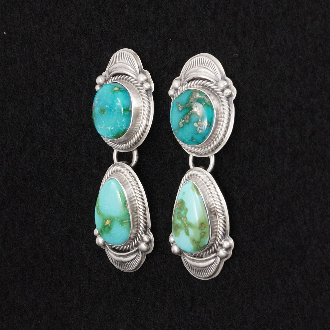 Randy Boyd Turquoise & Sterling Silver Necklace Set