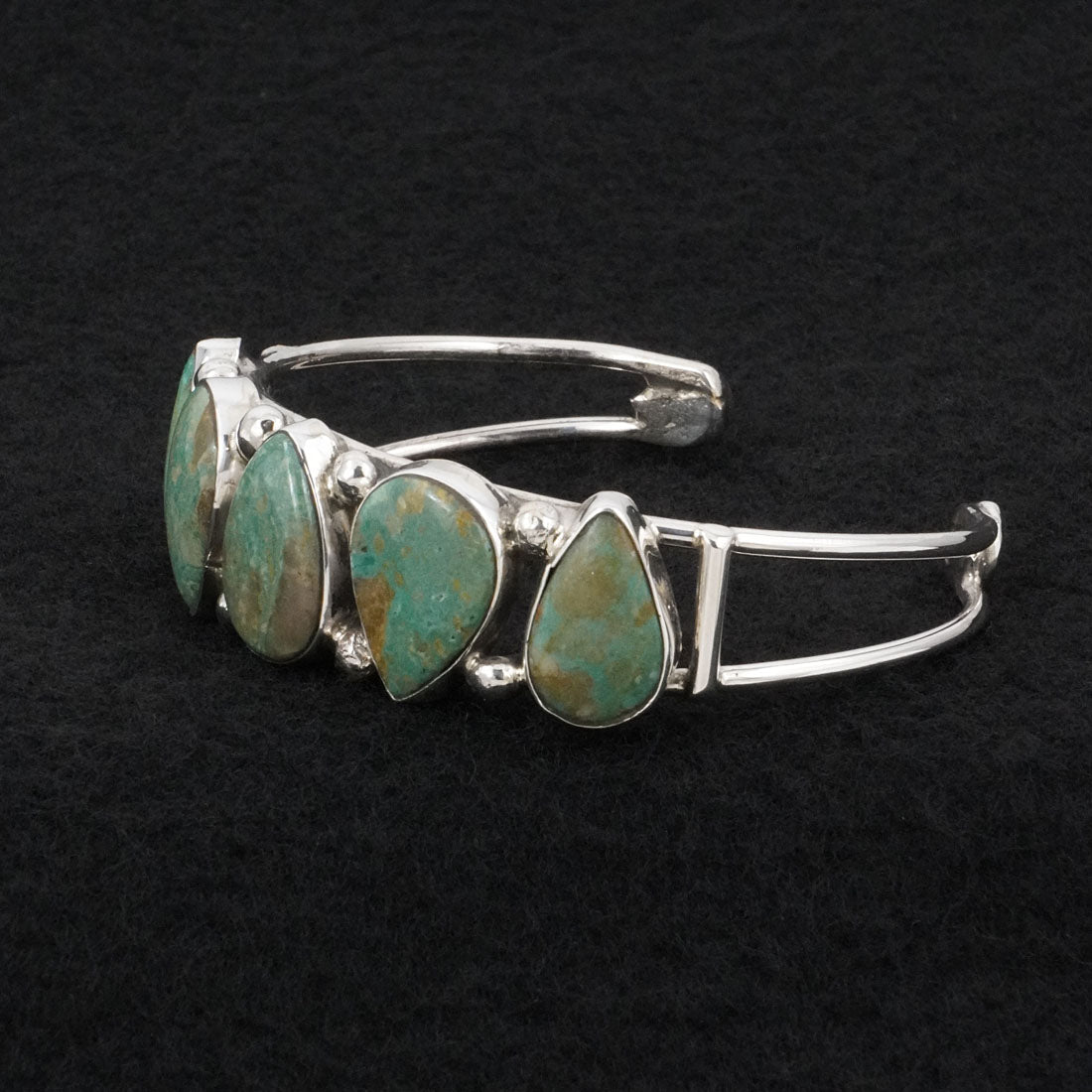 Priscilla Reeder Turquoise & Sterling Silver Bracelet
