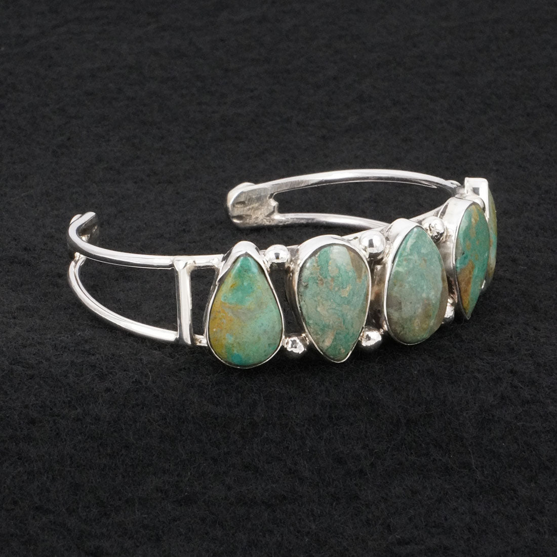 Priscilla Reeder Turquoise & Sterling Silver Bracelet
