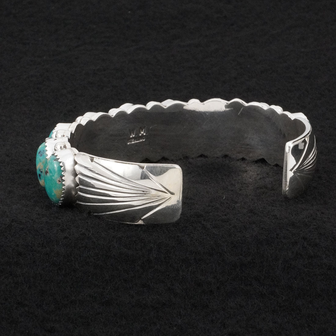 Wilbert Muskett Sr. Turquoise & Sterling Silver Bracelet