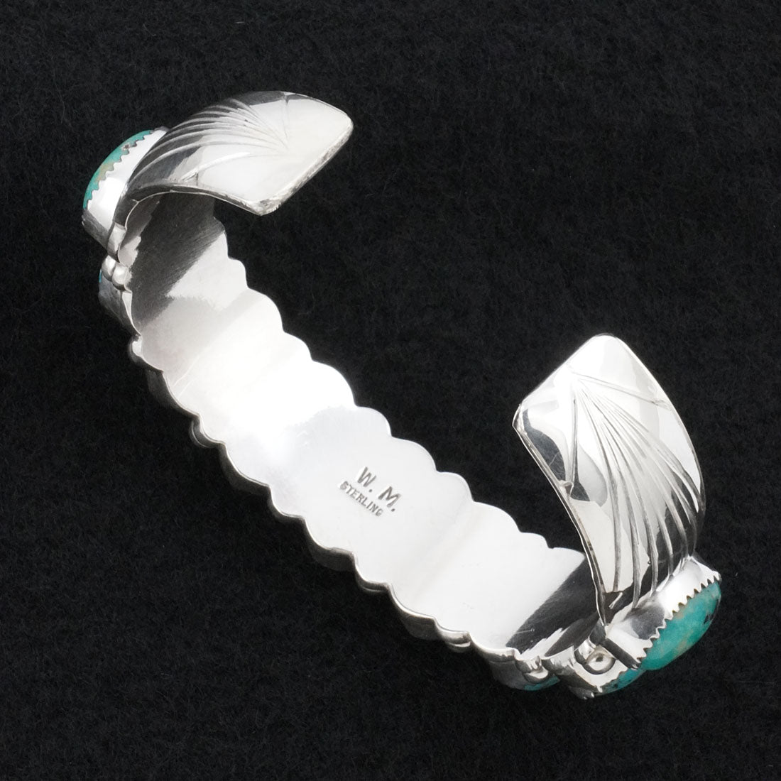 Wilbert Muskett Sr. Turquoise & Sterling Silver Bracelet