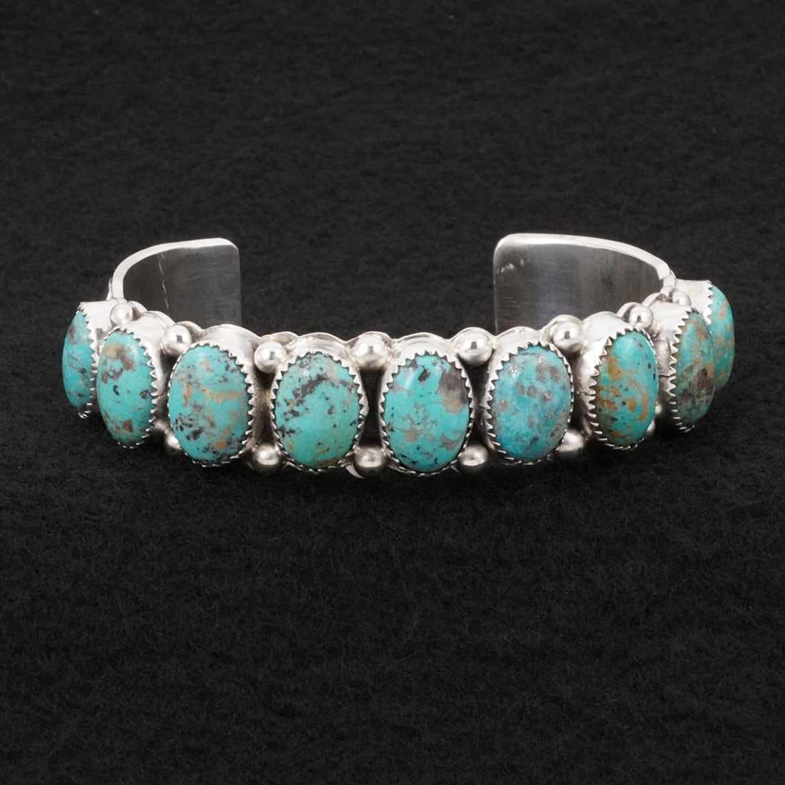 Wilbert Muskett Sr. Turquoise & Sterling Silver Bracelet