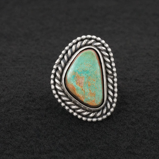 Daniel Benally Turquoise & Sterling Silver Ring Size 6