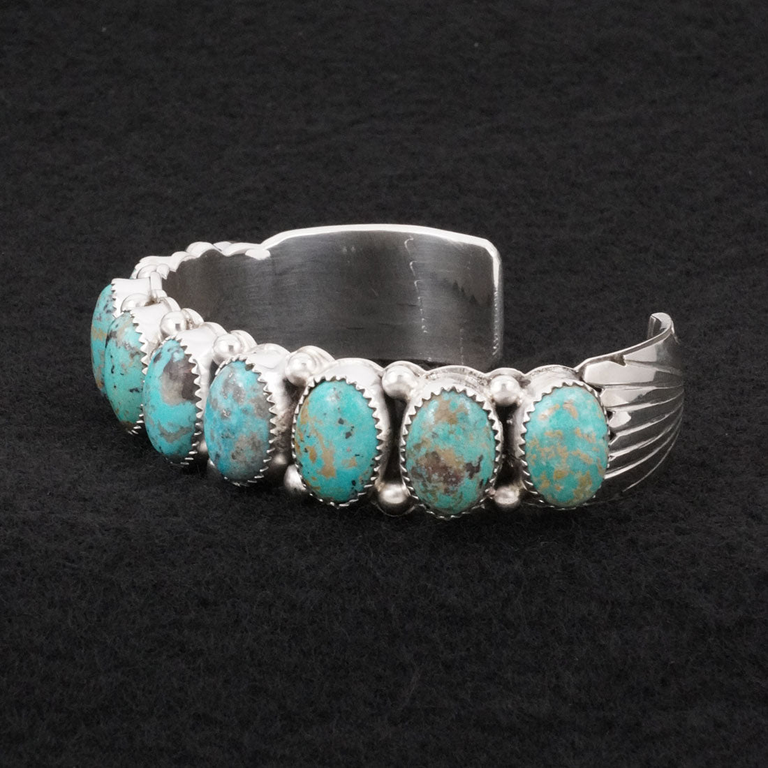 Wilbert Muskett Sr. Turquoise & Sterling Silver Bracelet
