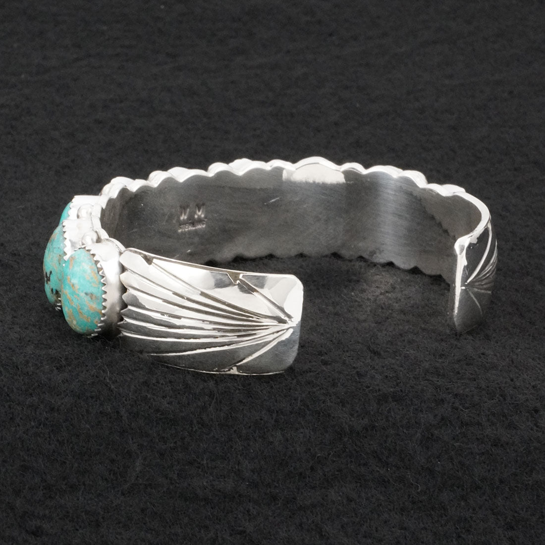 Wilbert Muskett Sr. Turquoise & Sterling Silver Bracelet