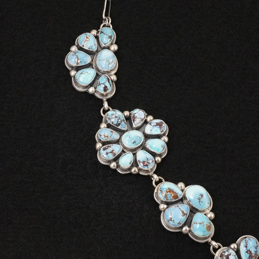 Kathleen Livingston Turquoise & Sterling Silver Necklace Set
