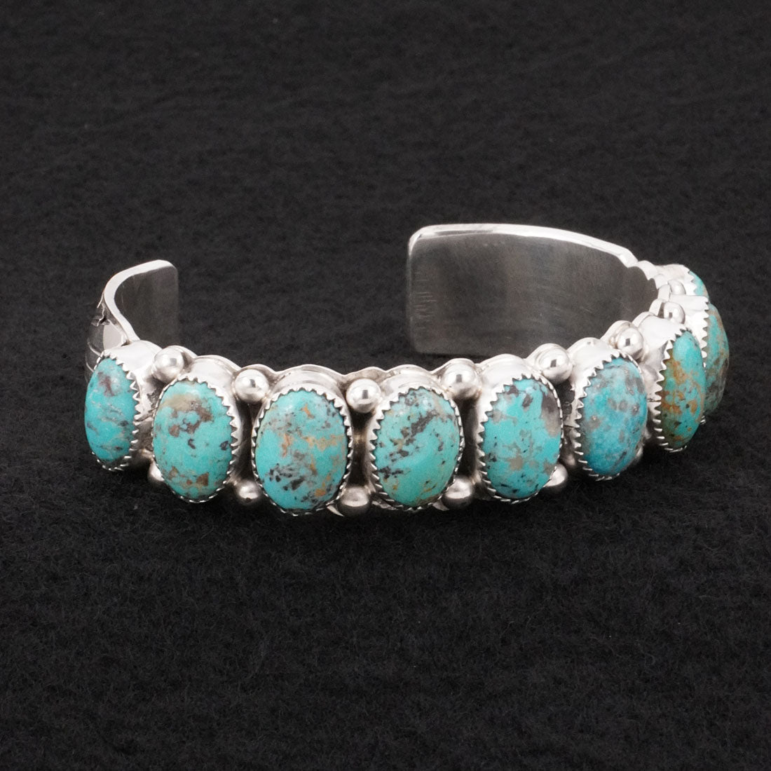 Wilbert Muskett Sr. Turquoise & Sterling Silver Bracelet
