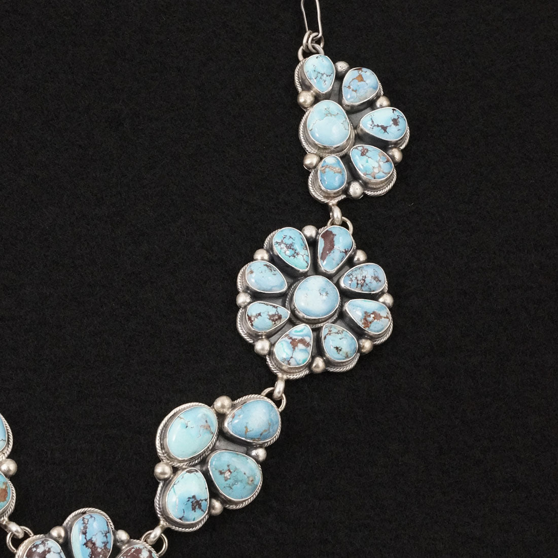 Kathleen Livingston Turquoise & Sterling Silver Necklace Set