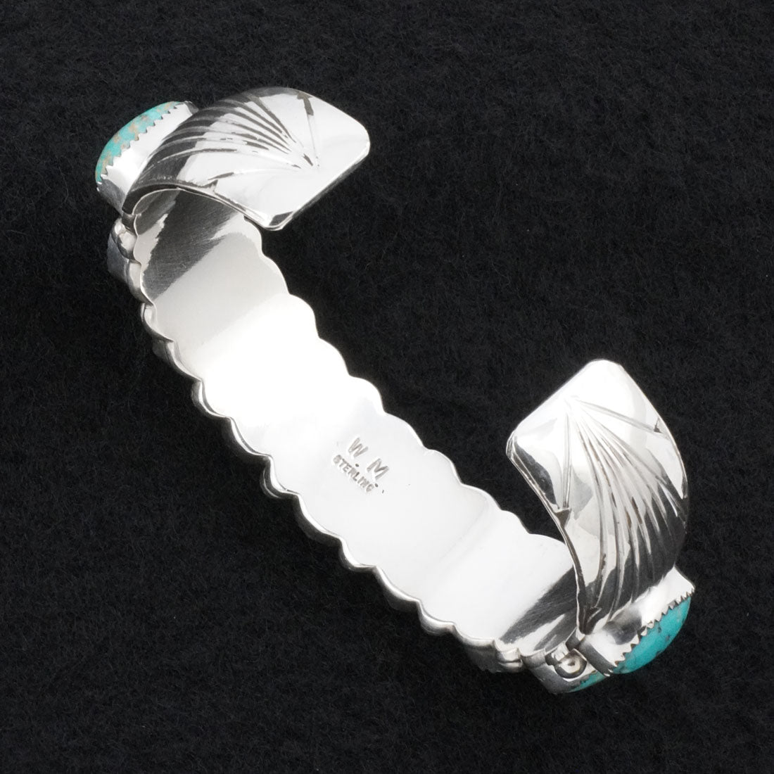 Wilbert Muskett Sr. Turquoise & Sterling Silver Bracelet