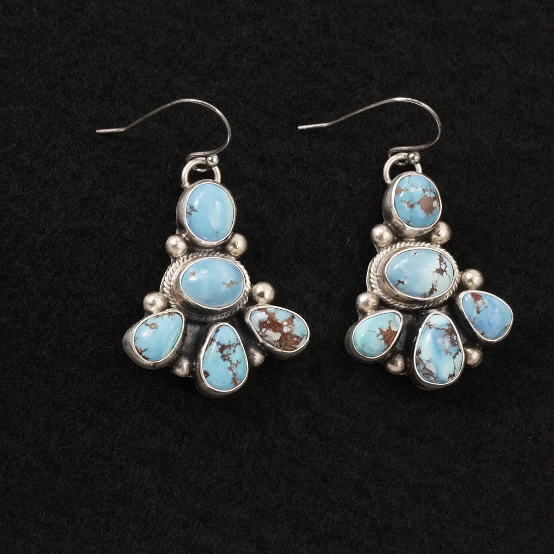 Kathleen Livingston Turquoise & Sterling Silver Necklace Set