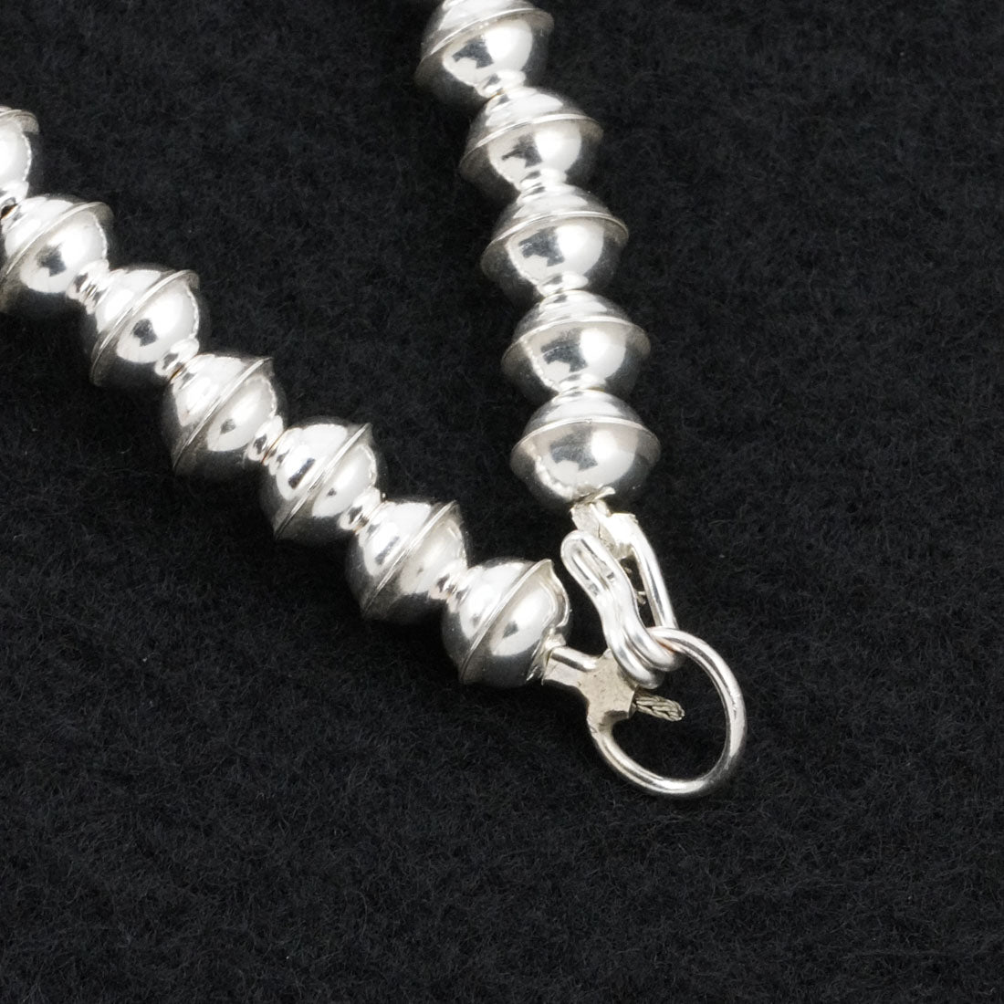 Louise Yazzie Spiny Oyster & Sterling Silver Squash Blossom Set