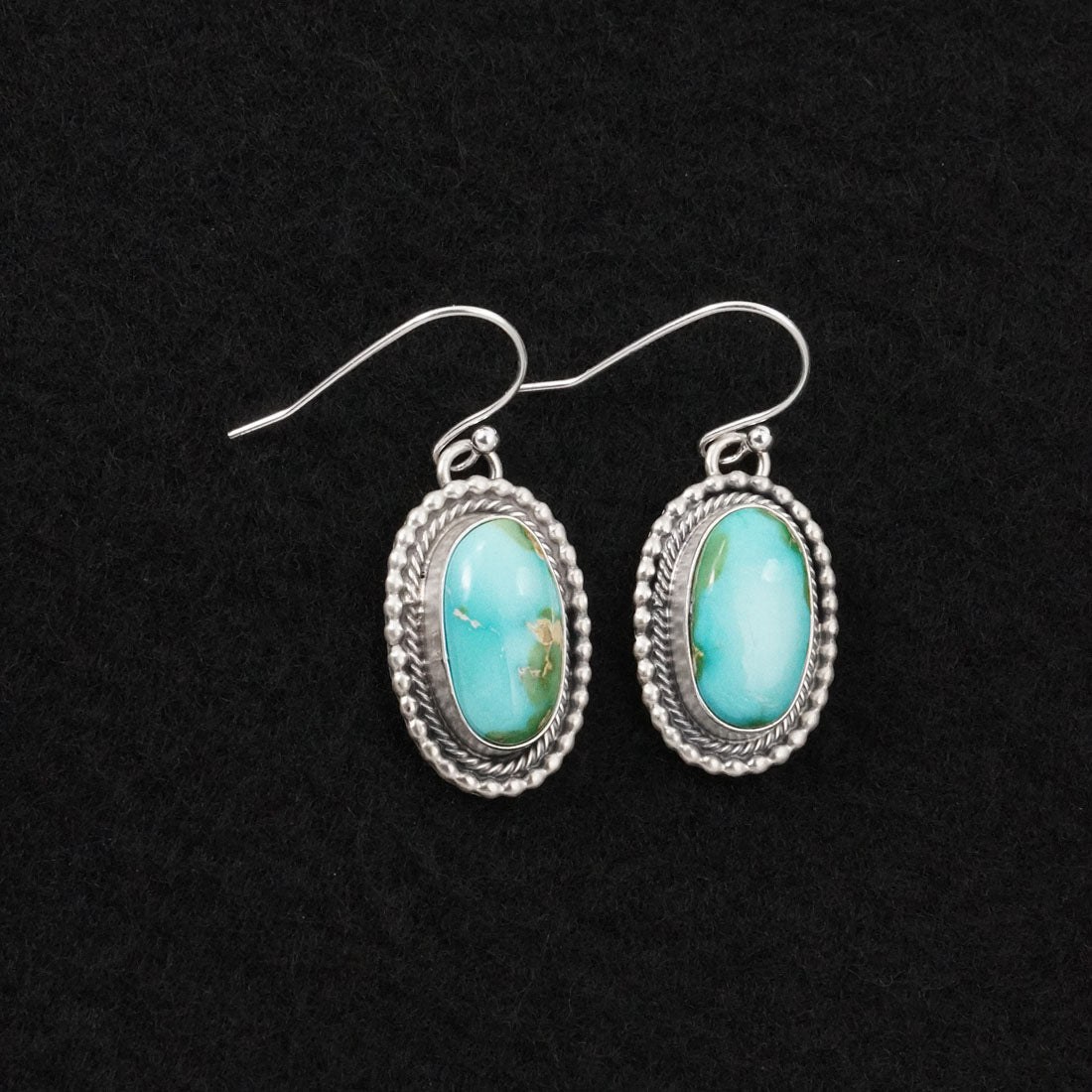 Darrin Livingston Turquoise & Sterling Silver Squash Blossom Set