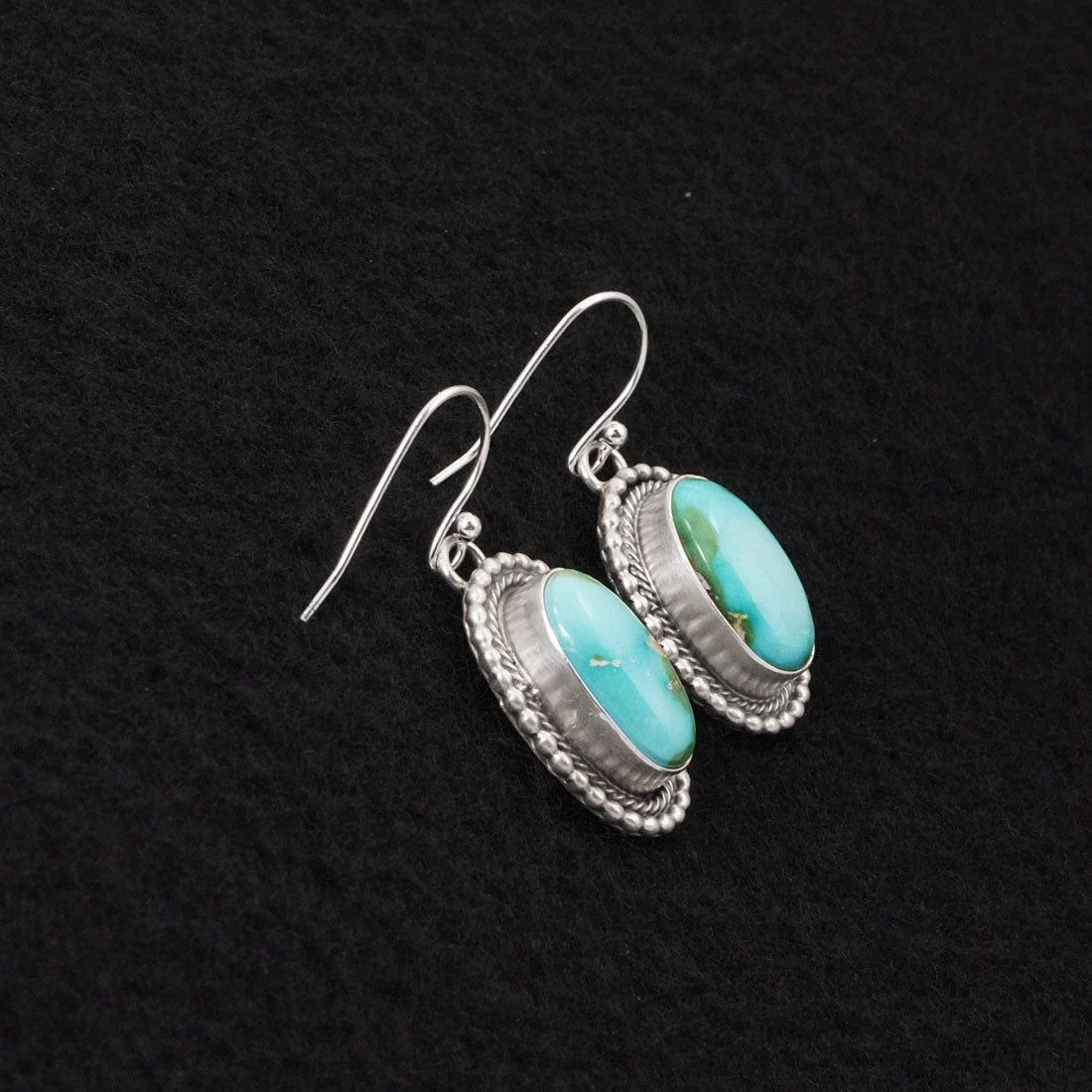 Darrin Livingston Turquoise & Sterling Silver Squash Blossom Set