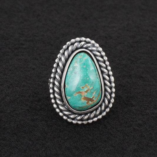 Daniel Benally Turquoise & Sterling Silver Ring Size 7