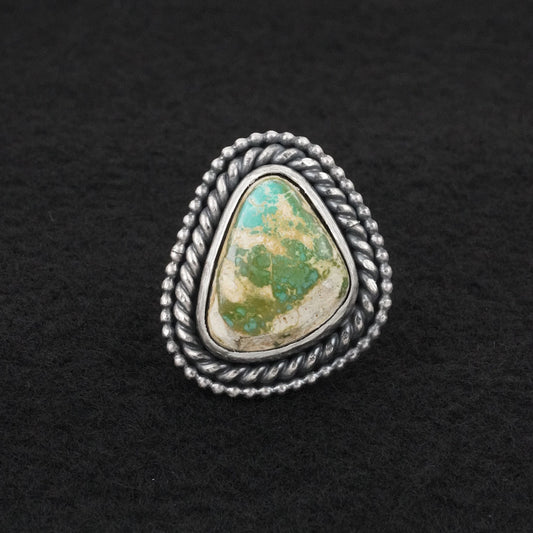 Daniel Benally Turquoise & Sterling Silver Ring Size 8