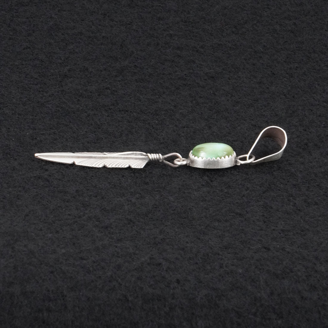 Chris Charley Turquoise & Sterling Silver Pendant