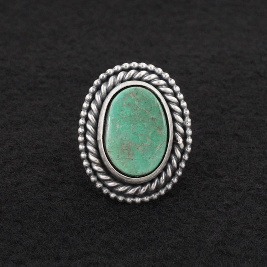Daniel Benally Turquoise & Sterling Silver Ring Size 7