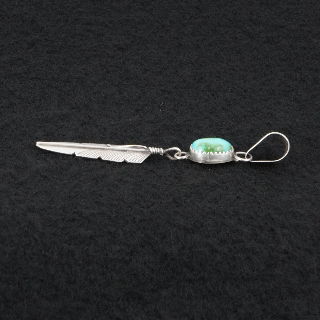 Chris Charley Turquoise & Sterling Silver Pendant
