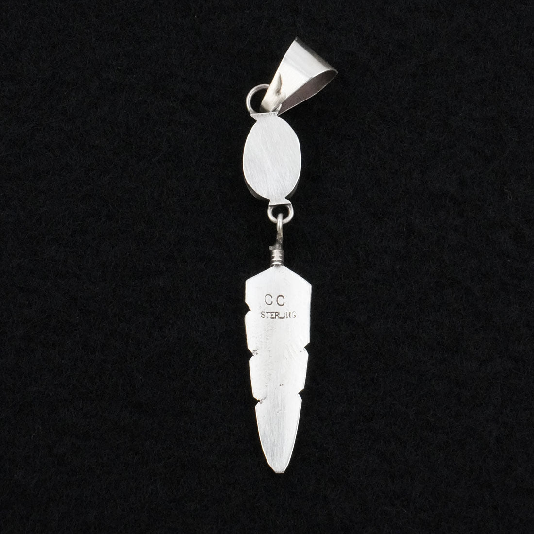 Chris Charley Turquoise & Sterling Silver Pendant