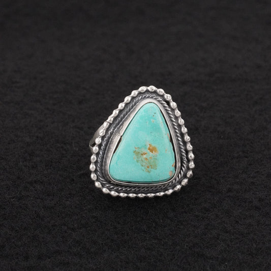 Randy Billy Turquoise & Sterling Silver Ring Size 7