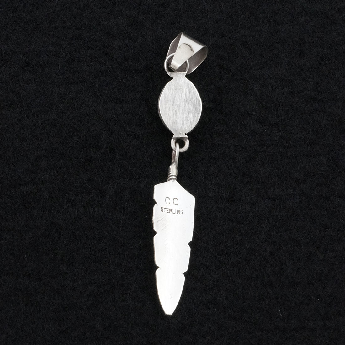 Chris Charley Turquoise & Sterling Silver Pendant