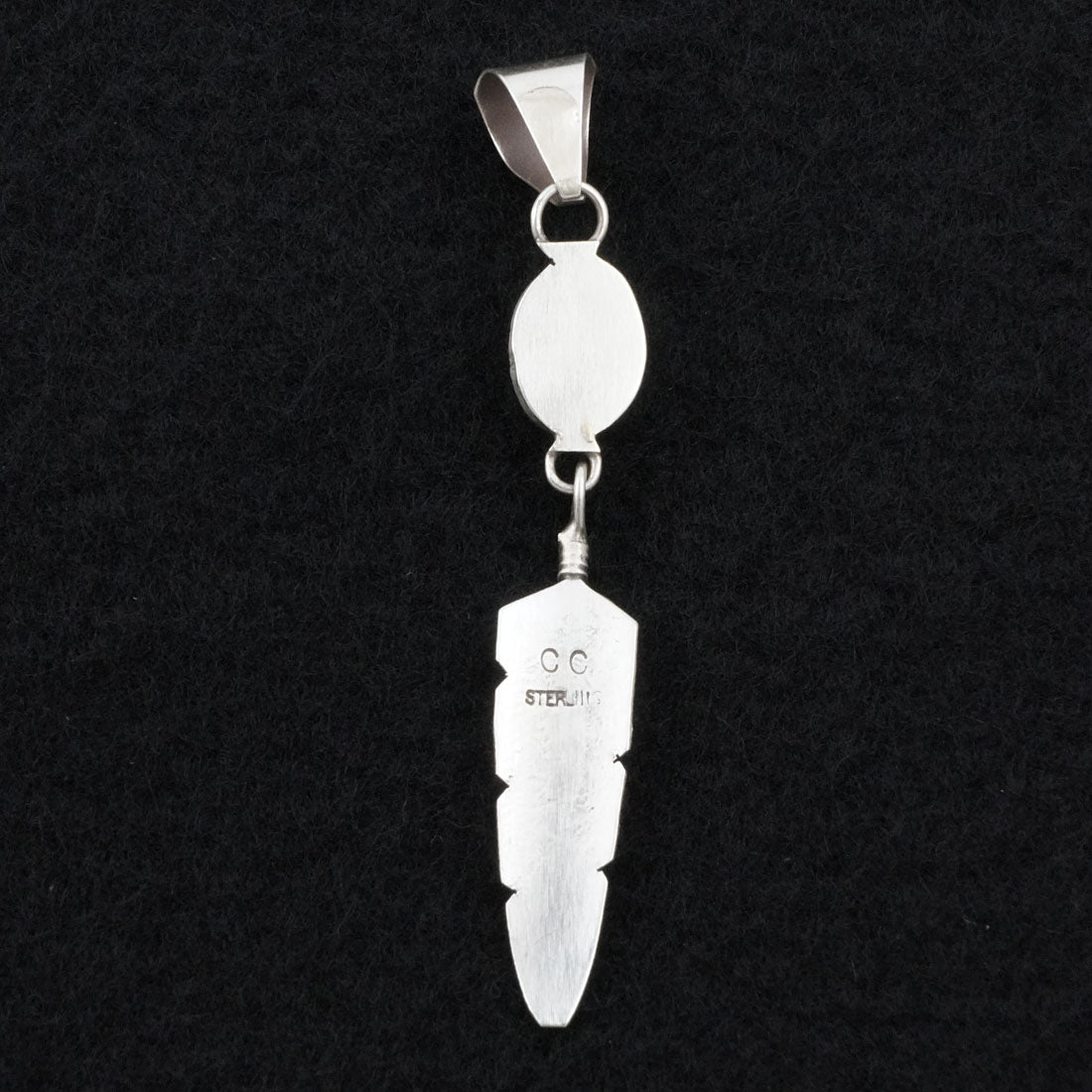 Chris Charley Turquoise & Sterling Silver Pendant