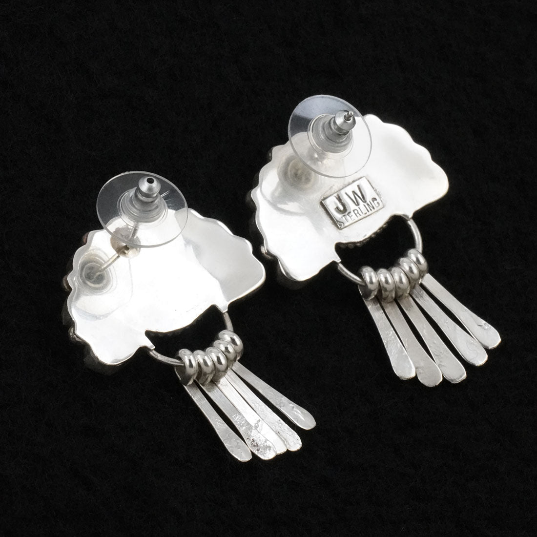 Justina Wilson Turquoise & Sterling Silver Earrings