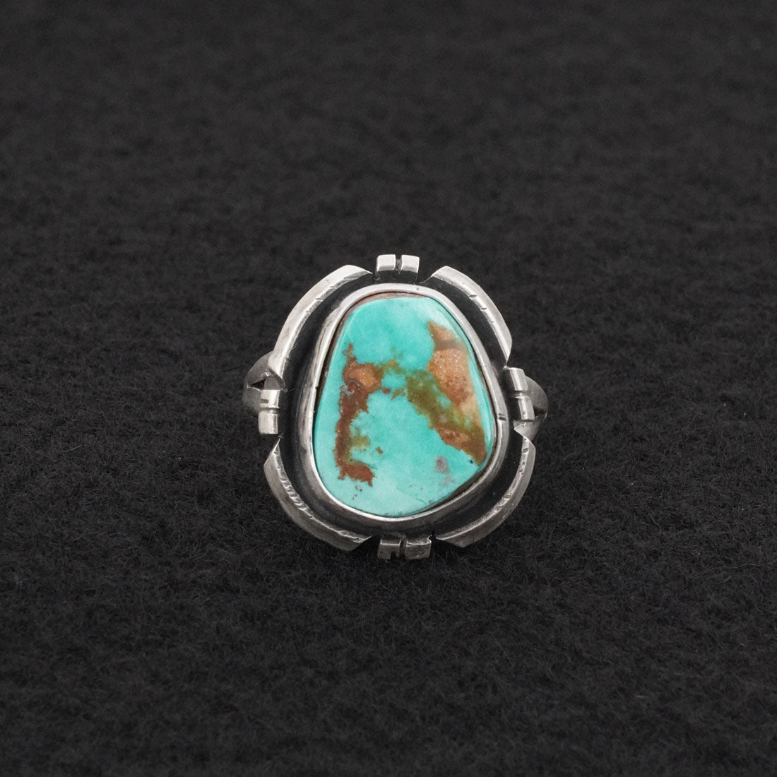 Randy Billy Turquoise & Sterling Silver Ring Size 7.5 – RCRM Jewelry, LLC