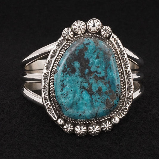 Ray Nez Turquoise & Sterling Silver Bracelet