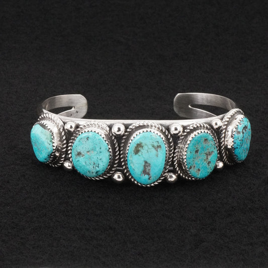 Leslie Nez Turquoise & Sterling Silver Bracelet