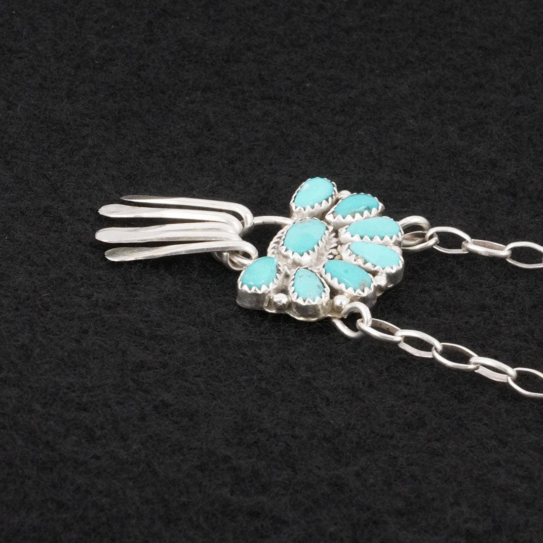 Justina Wilson Turquoise & Sterling Silver Necklace