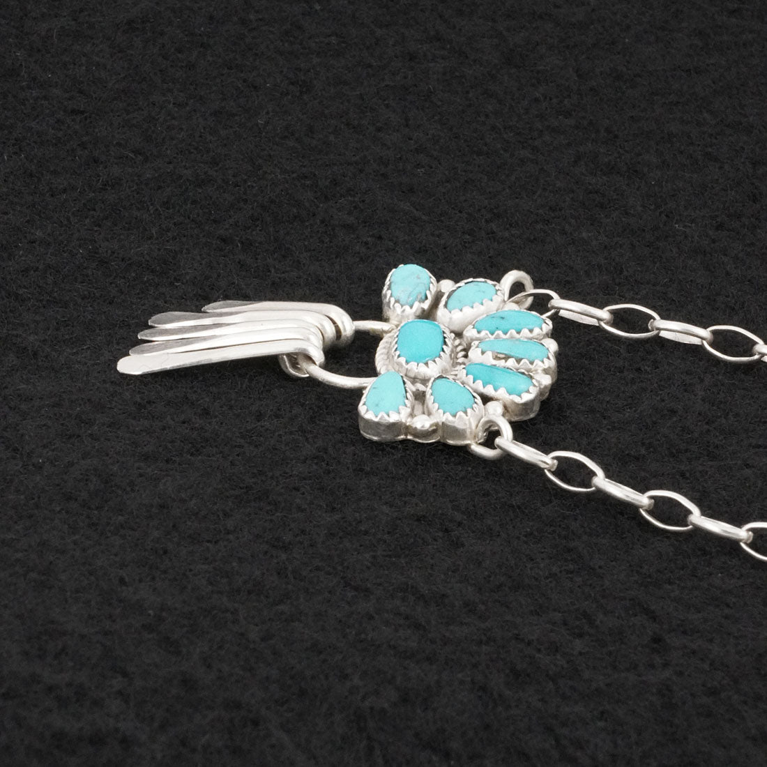 Justina Wilson Turquoise & Sterling Silver Necklace