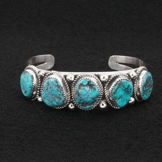 Leslie Nez Turquoise & Sterling Silver Bracelet
