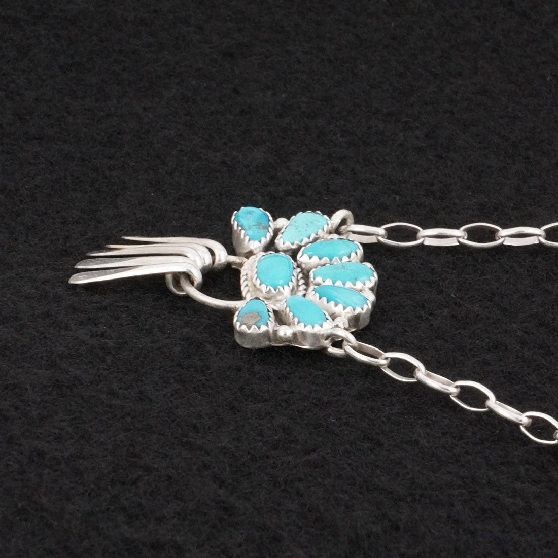 Justina Wilson Turquoise & Sterling Silver Necklace