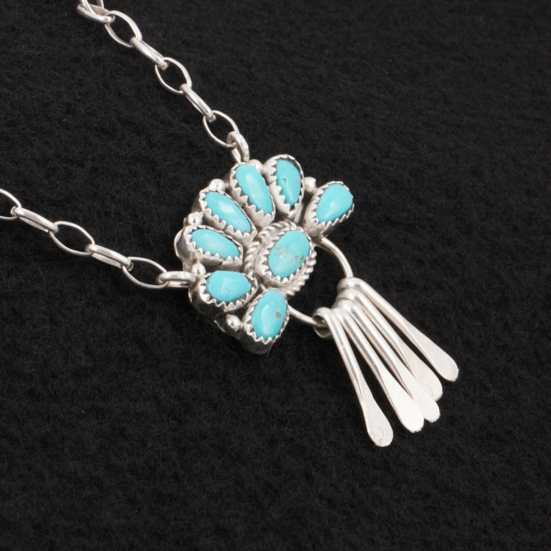 Justina Wilson Turquoise & Sterling Silver Necklace