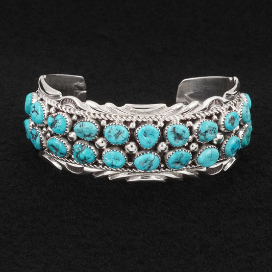 Anthony Brown Turquoise & Sterling Silver Bracelet