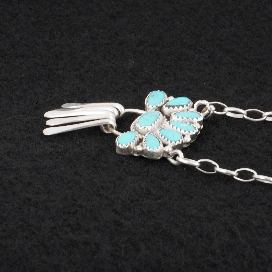 Justina Wilson Turquoise & Sterling Silver Necklace