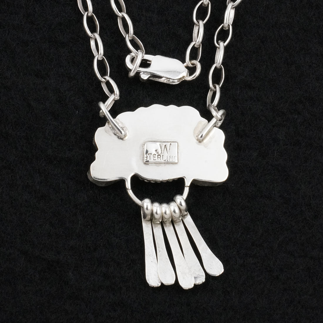 Justina Wilson Turquoise & Sterling Silver Necklace
