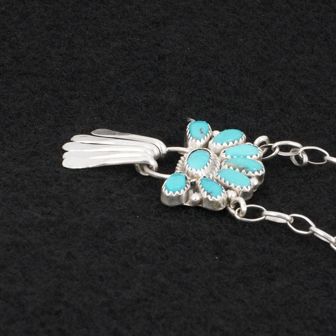 Justina Wilson Turquoise & Sterling Silver Necklace