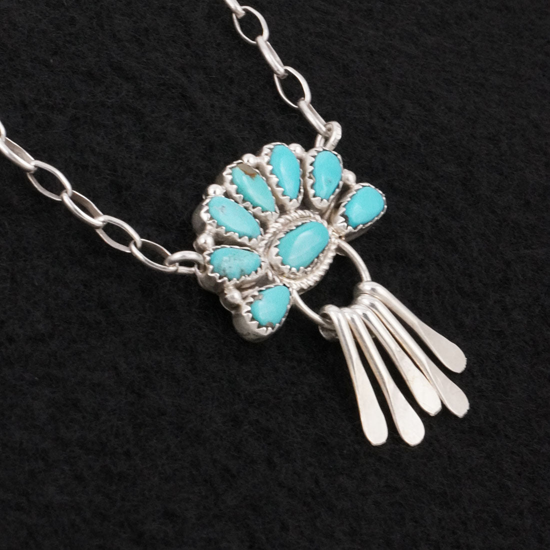 Justina Wilson Turquoise & Sterling Silver Necklace